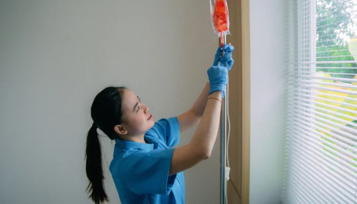 IV therapy for Bali Belly treatment in Bali